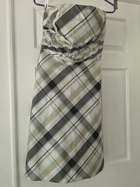 Ann Taylor Strapless Silk Dress